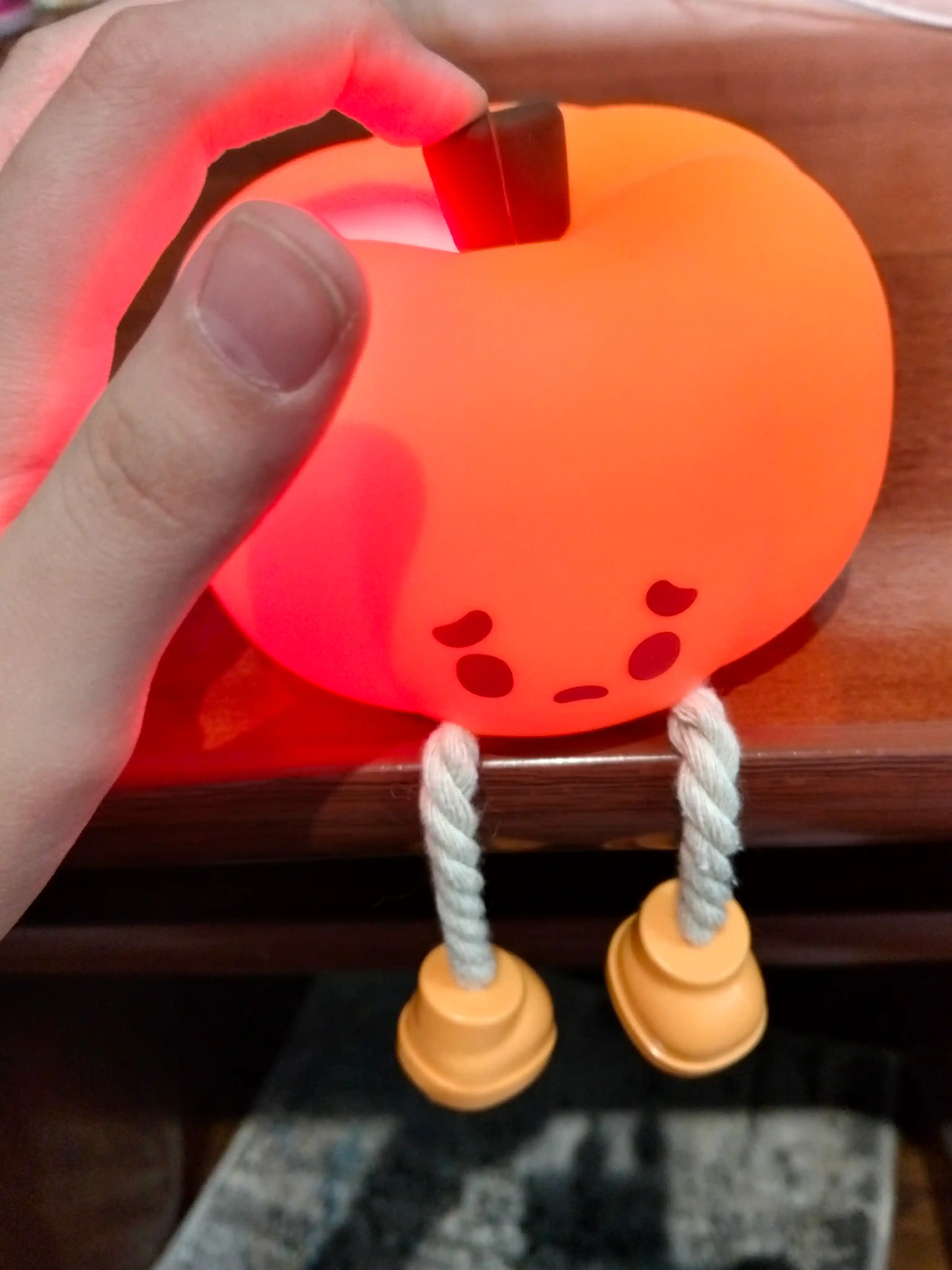 Детский ночник, силикон, пандочка, утка, капуста, единорог, кролик RGB