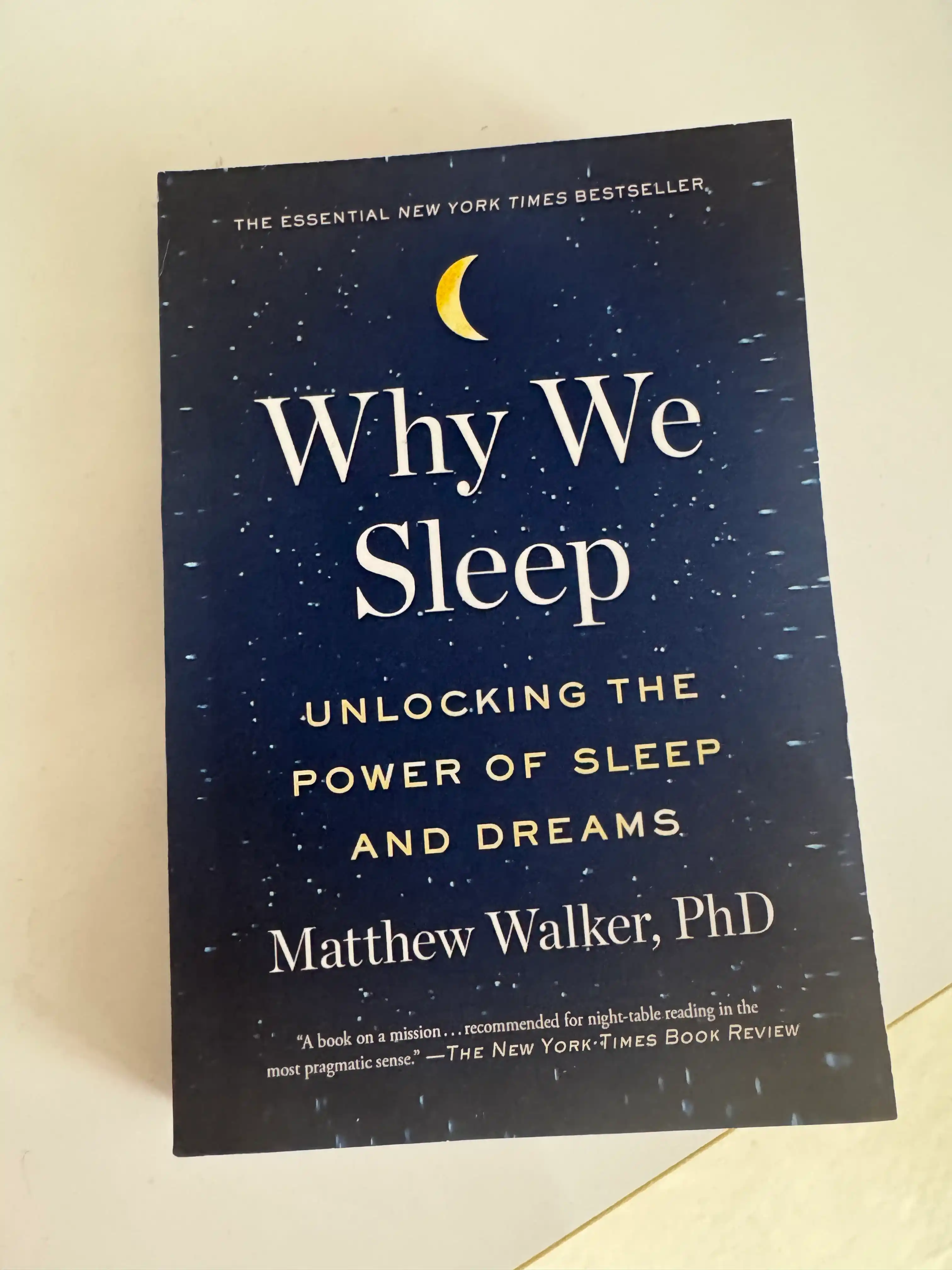 Why We Sleep, Matthew Walker