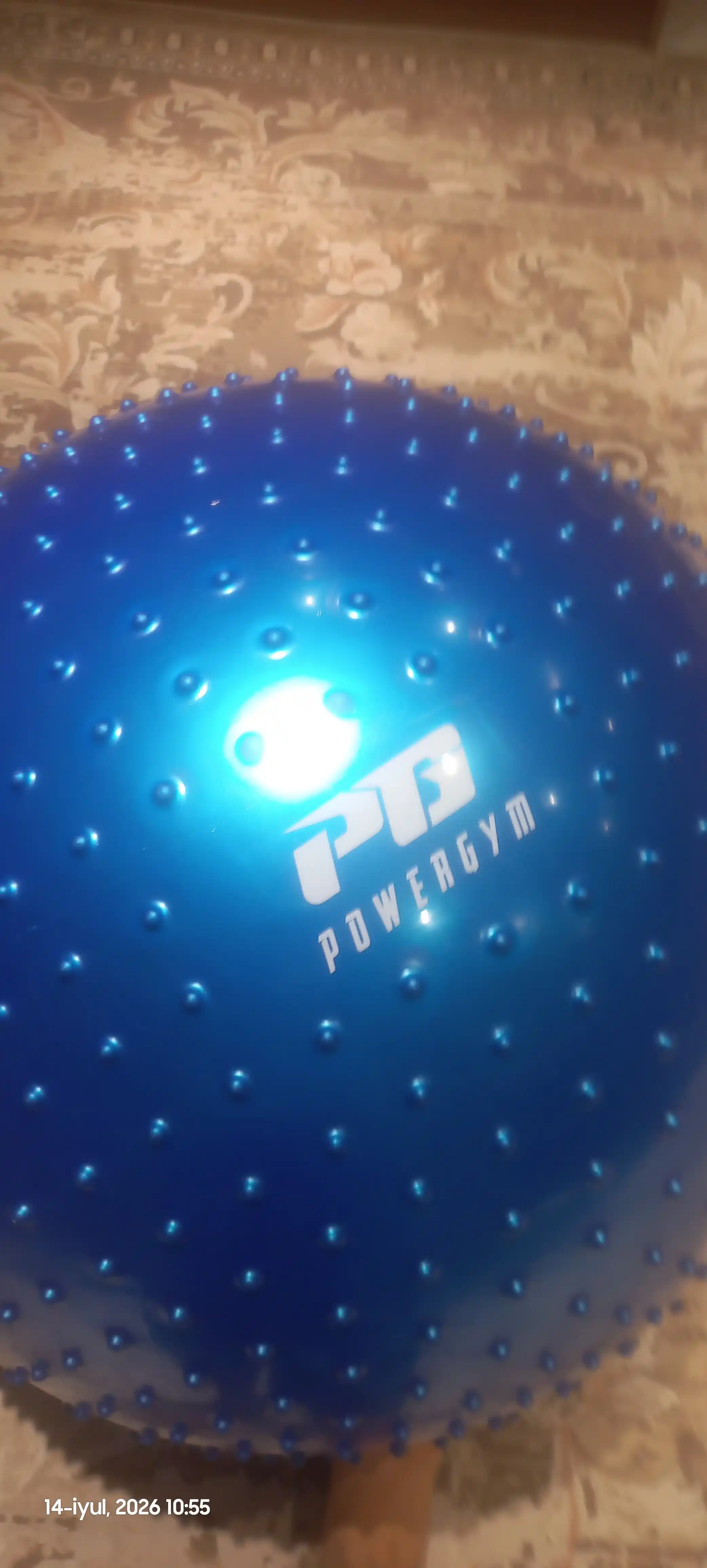 Мяч для фитнеса с шипом Fitball, фитбол 75-85-95 см, с насосом