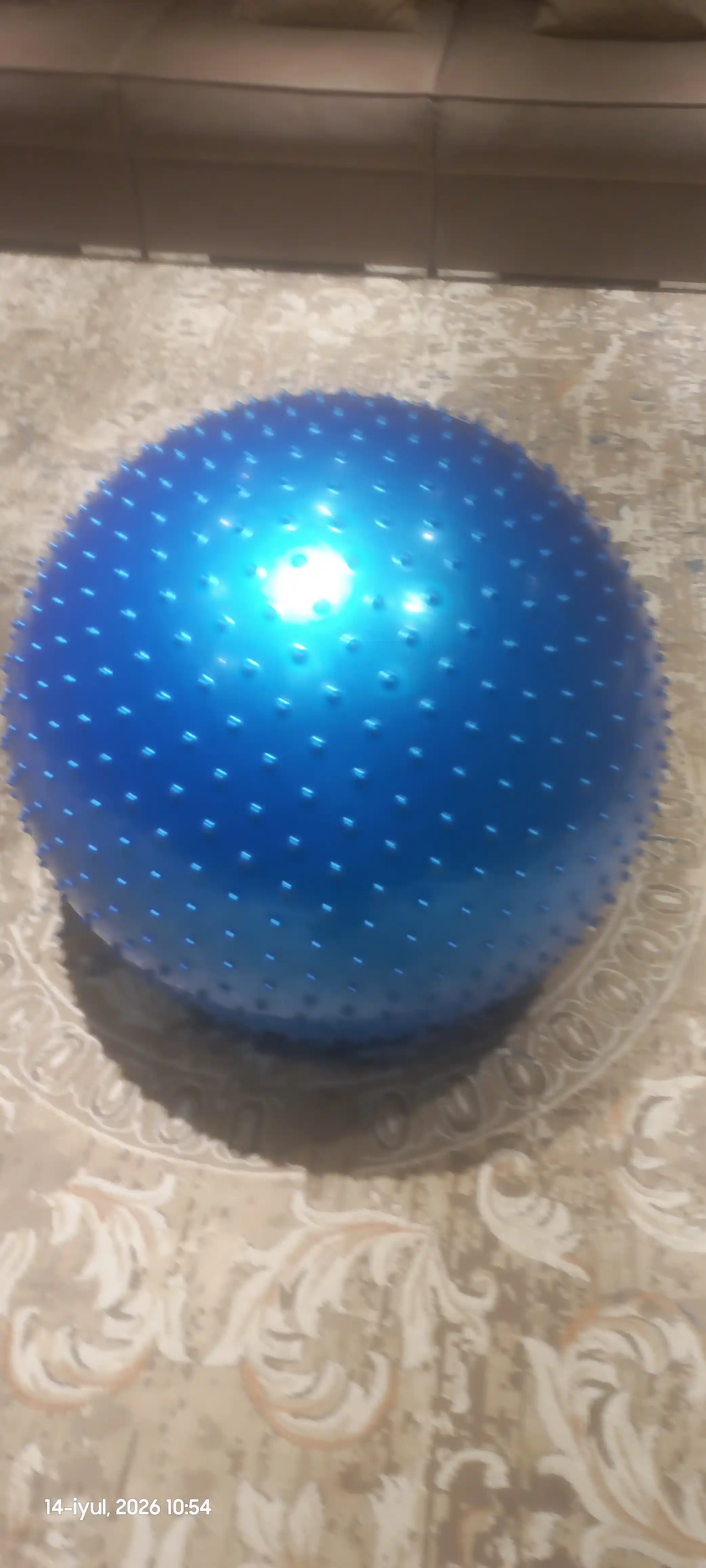 Мяч для фитнеса с шипом Fitball, фитбол 75-85-95 см, с насосом