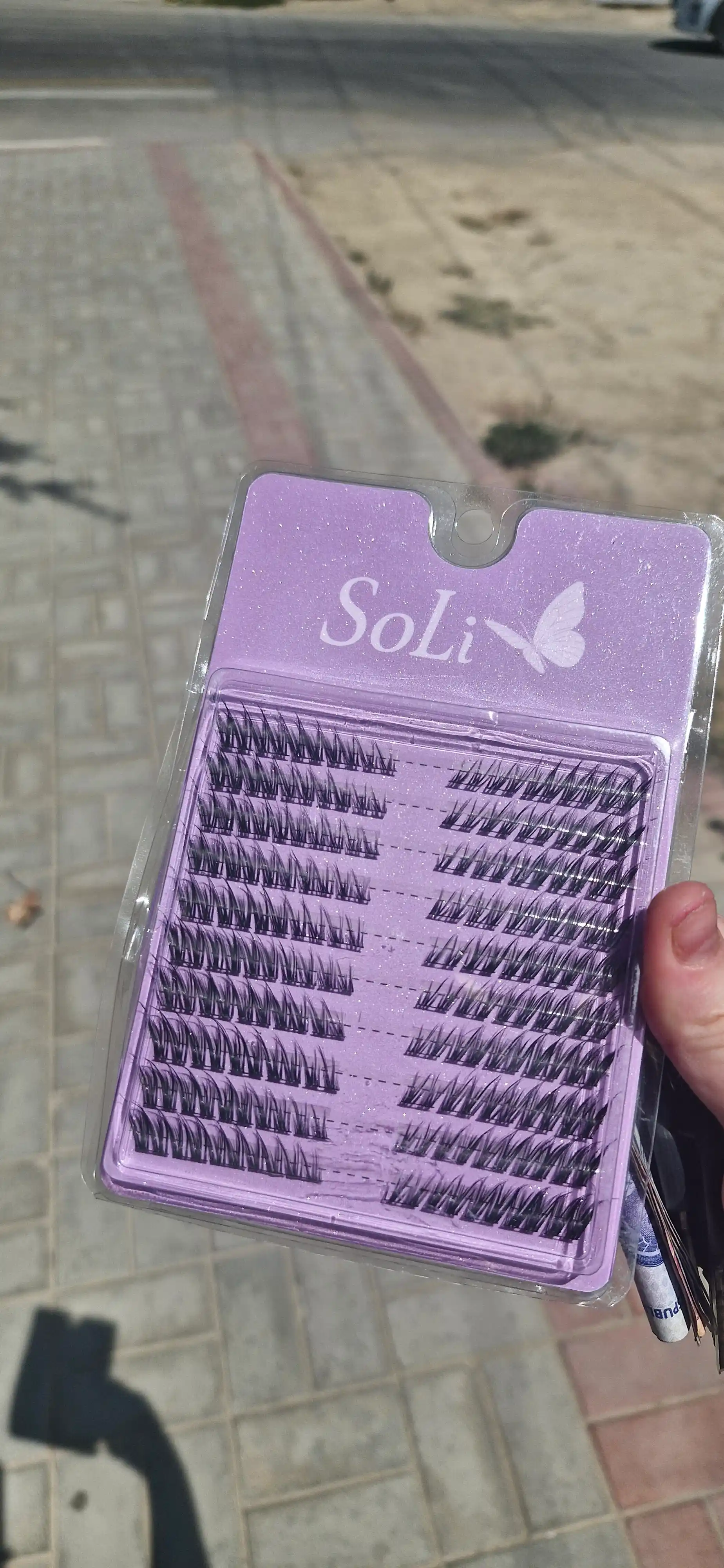 Пучковые ресницы от бренда SoLi, накладные ресницы без клея  