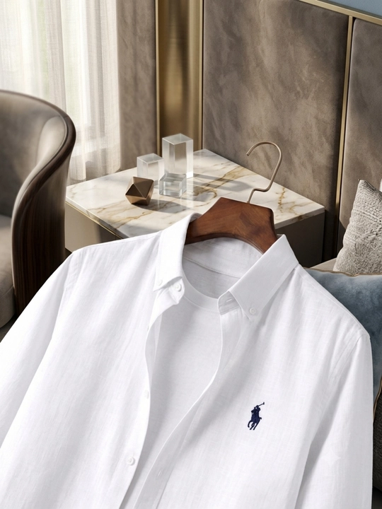 Lyon Classic Linen Casual M-XXL erkaklar ko‘ylagi, POLO, ko'ylak