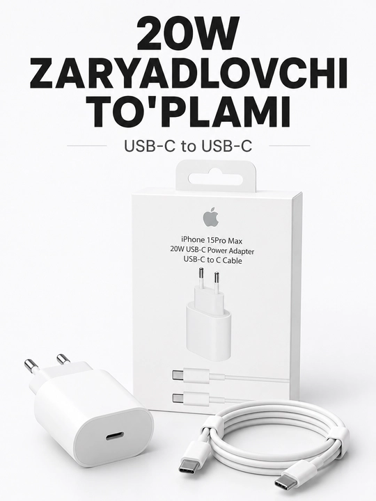 IPhone uchun 20W USB-C quvvatlagich - 