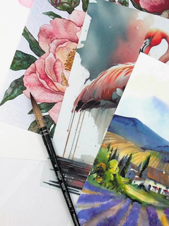 Akvarel qog'ozi, watercolor paper, A4 qog'oz, 180 g qog'oz, eskiz qog'ozi, 10 varaq