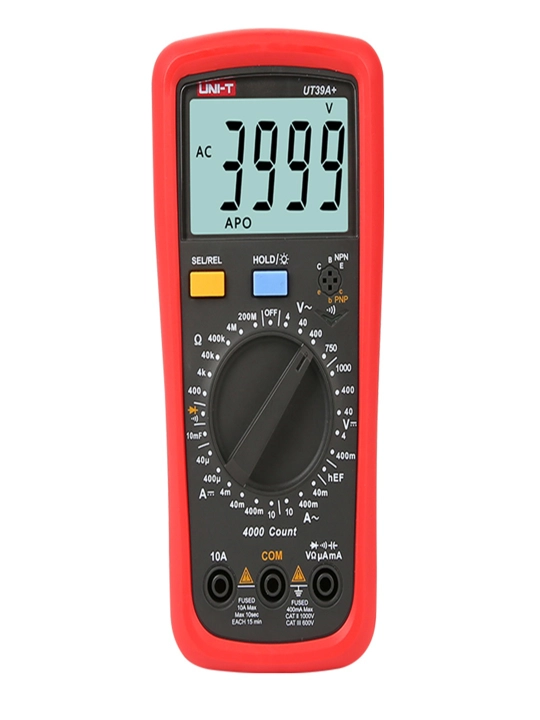 Elektrchilar uchun UNI-T UT39A+ yuqori aniqlikdagi multimetr
