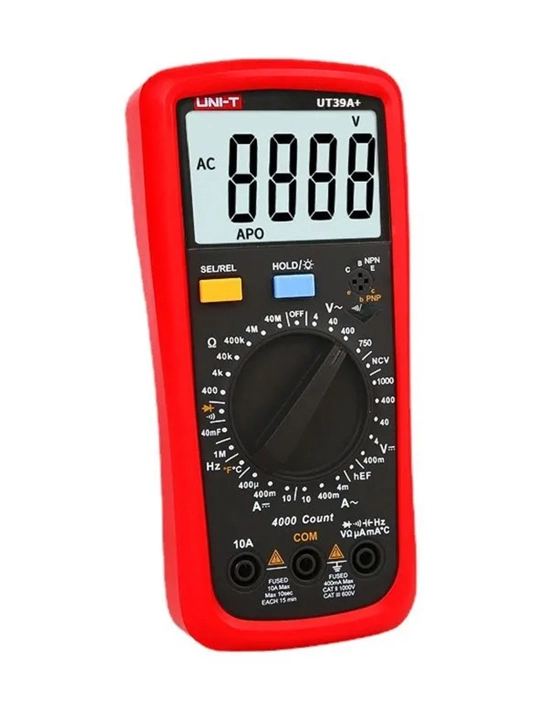 Elektrchilar uchun UNI-T UT39A+ yuqori aniqlikdagi multimetr
