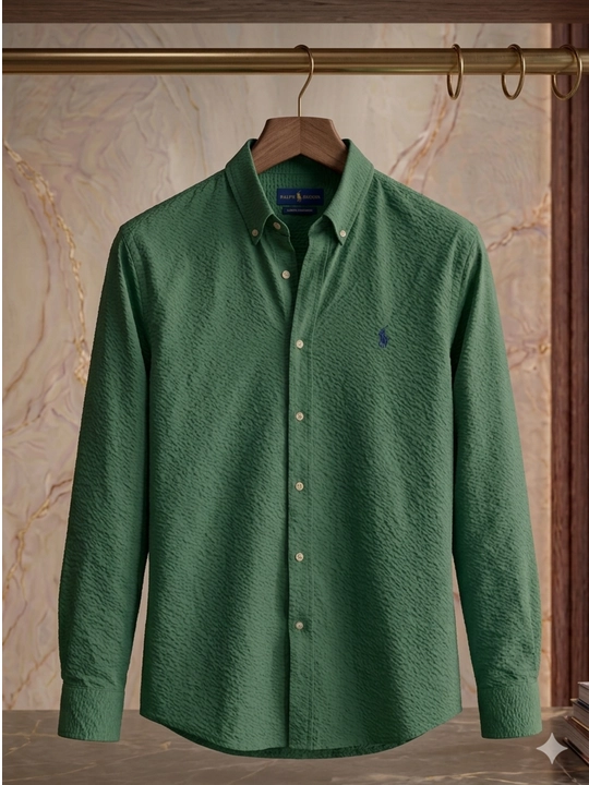 Мужская рубашка Lyon Classic Linen Casual M-XXL, POLO - 