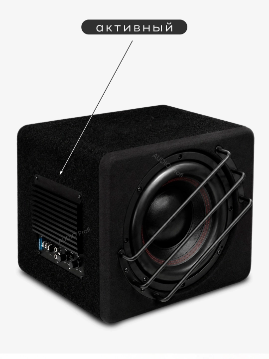 Avtomobillar uchun 10 dyuymli aktiv sabvuferlar, 3000W/4000W,