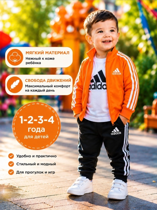 Детский спортивный костюм, костюм для мальчика, костюм, детская одежда, двойка - 