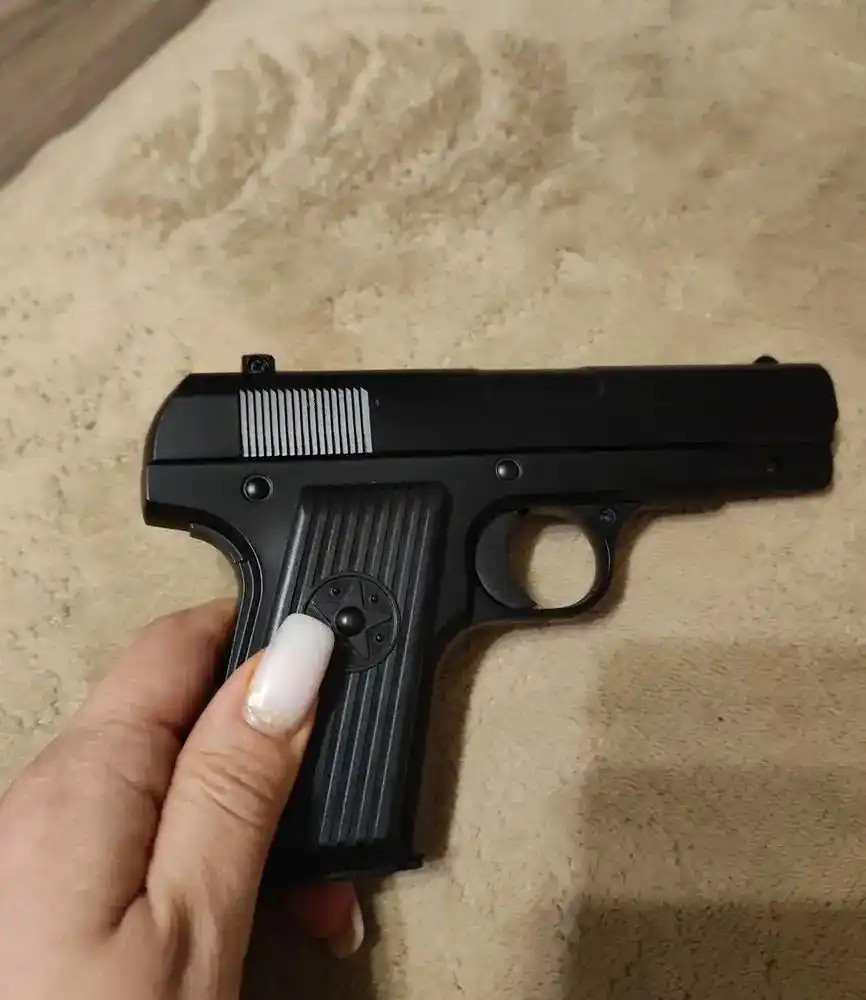 Temir pistolet, o'yinchoq pnevmatik qurol, metal pistolet, Glock bolalar uchun oyinchoqlar