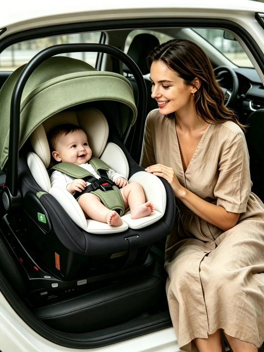 360° Aylanuvchi ISOFIX bolalar avtoo‘rindig‘i, tug‘ilgandan boshlab