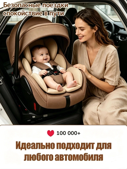 360° Aylanuvchi ISOFIX bolalar avtoo‘rindig‘i, tug‘ilgandan boshlab