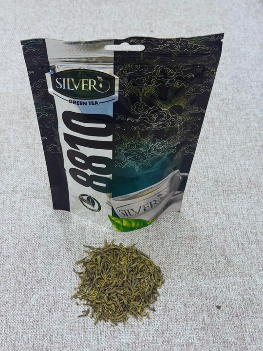 Чай SILVER GREEN TEA 8810, горький зеленый чай, высококачественный зеленый чай, освежающий