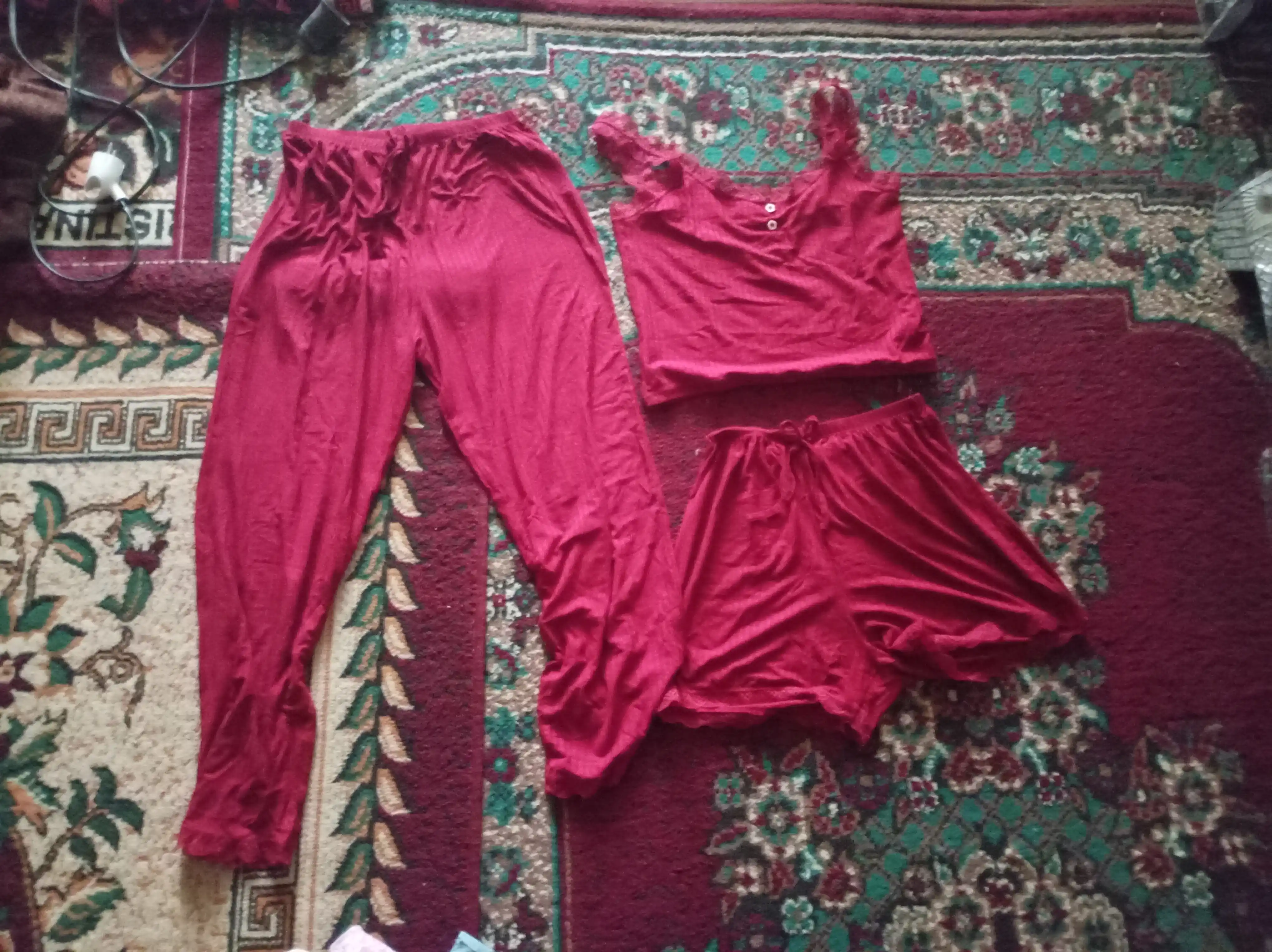 Ayollar pijamasi 3 tasi 1 da, pijama ayollar uchun va qizlar uchun, yumshoq pijamalar