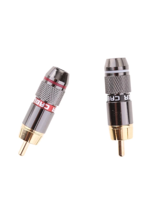 RCA audio shtekkerlari, turli modellar, kavsharlash uchun