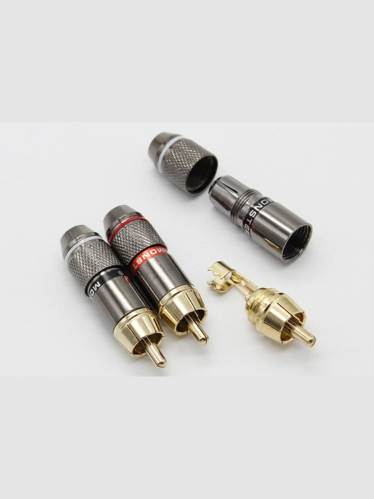 RCA audio shtekkerlari, turli modellar, kavsharlash uchun