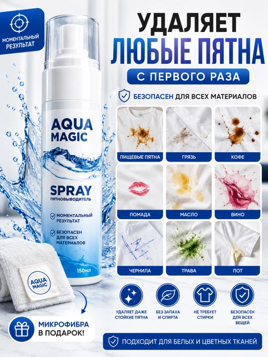 Spray dog 'olib tashlash vositasi Aqua Magic, 150 ml