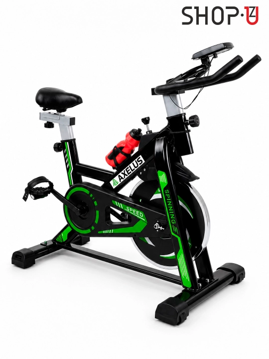 Velotrenajor Spin Bike AX06 / AX07, remenli uzatma, LCD displey, 120–150 kg gacha
