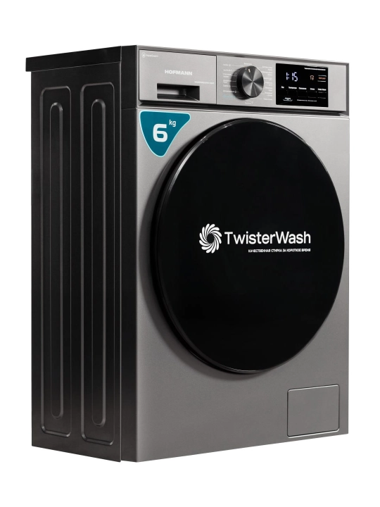 Стиральная машина Hofmann WM610BWH2/HF, 12 программ, 6 кг, BLDC Inverter мотор