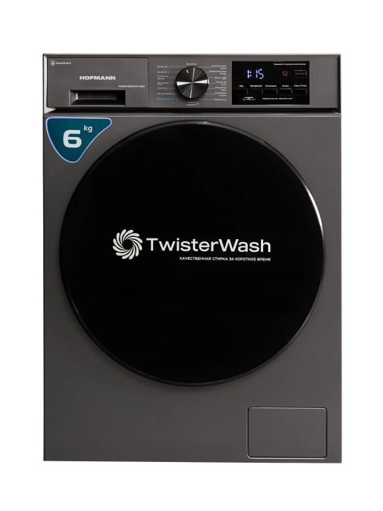 Стиральная машина Hofmann WM610BWH2/HF, 12 программ, 6 кг, BLDC Inverter мотор