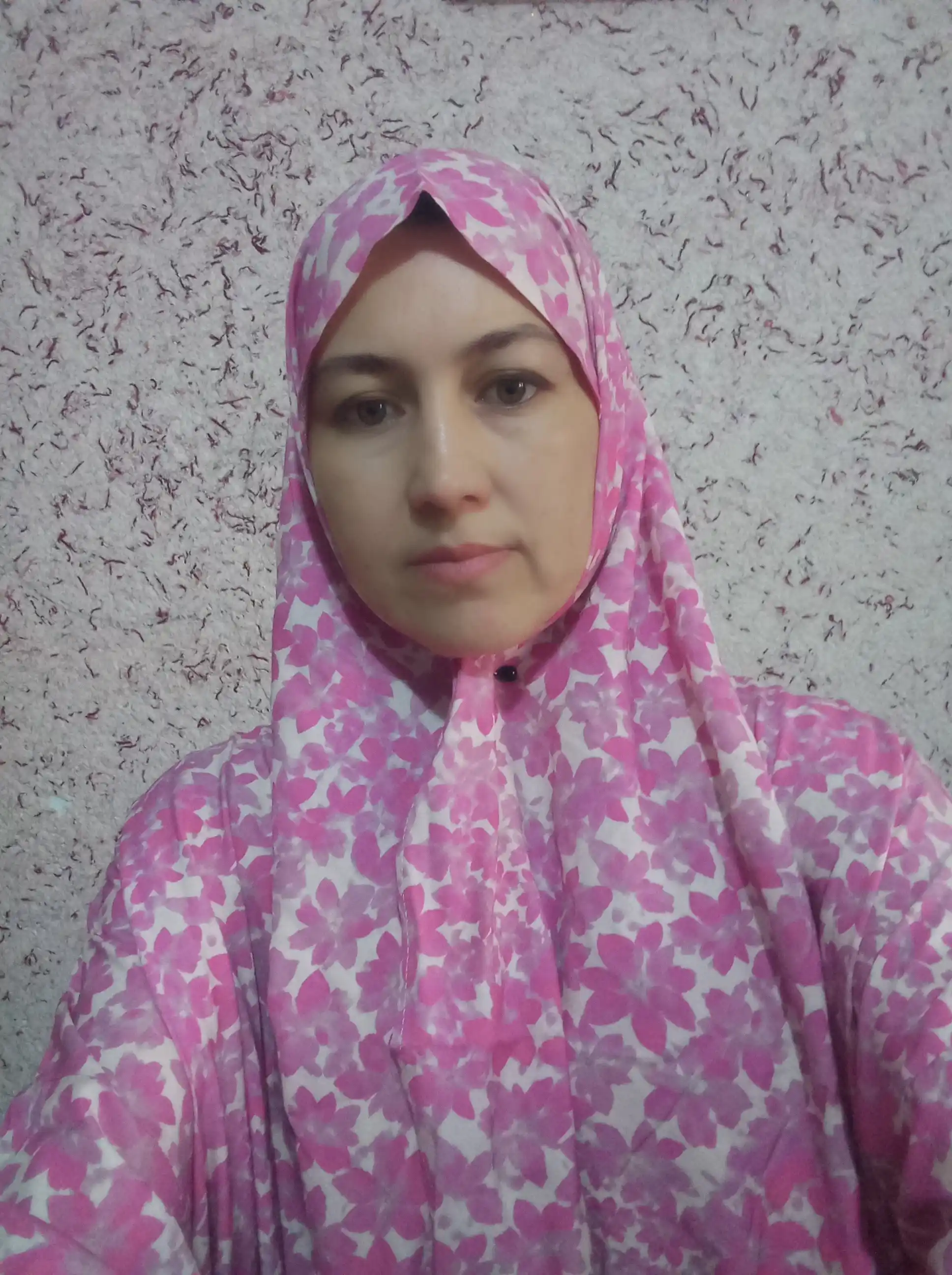 Намазник с пришитым хиджабом, платье для умры