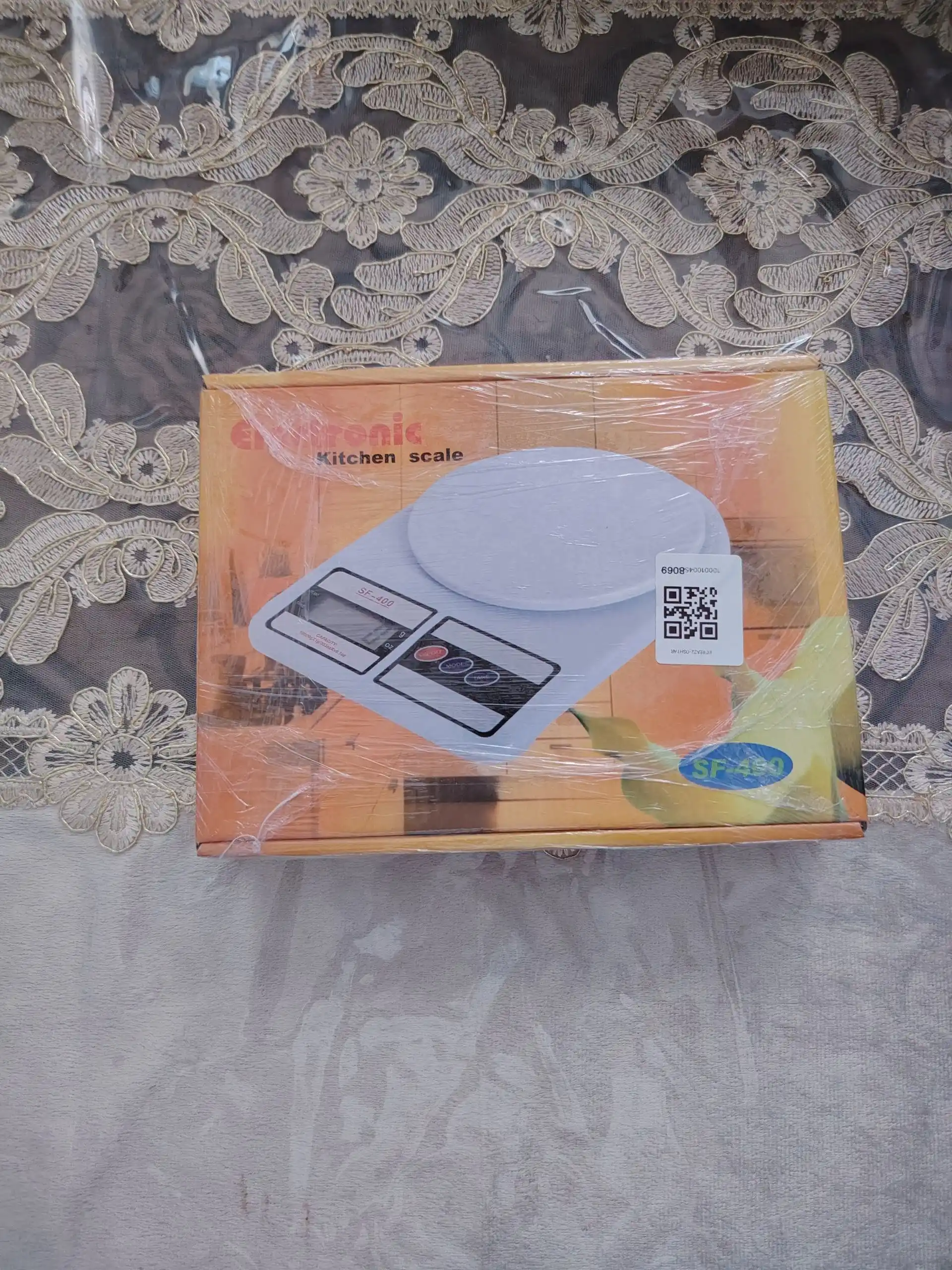 Mini elektron oshxona tarozisi, 10 kg gacha, batareyalari to‘plamda