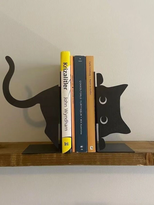 Декоративный держатель для книг (Bookend) – стильный аксессуар для книжной полки - 