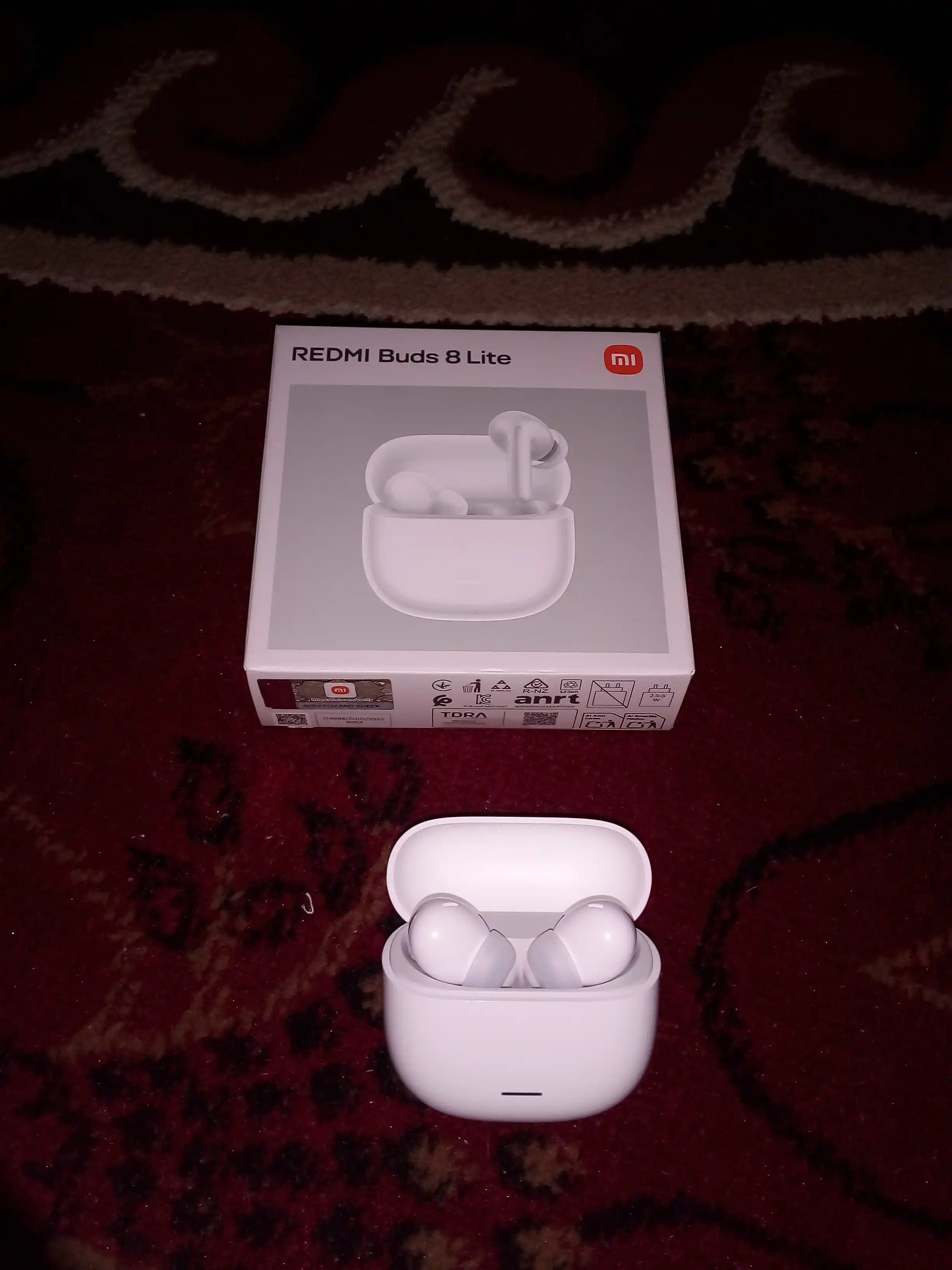 REDMI Buds 8 Lite quloqchini, ANC 42 dB, 2 mikrofon, 12,4 mm, 36 soatgacha