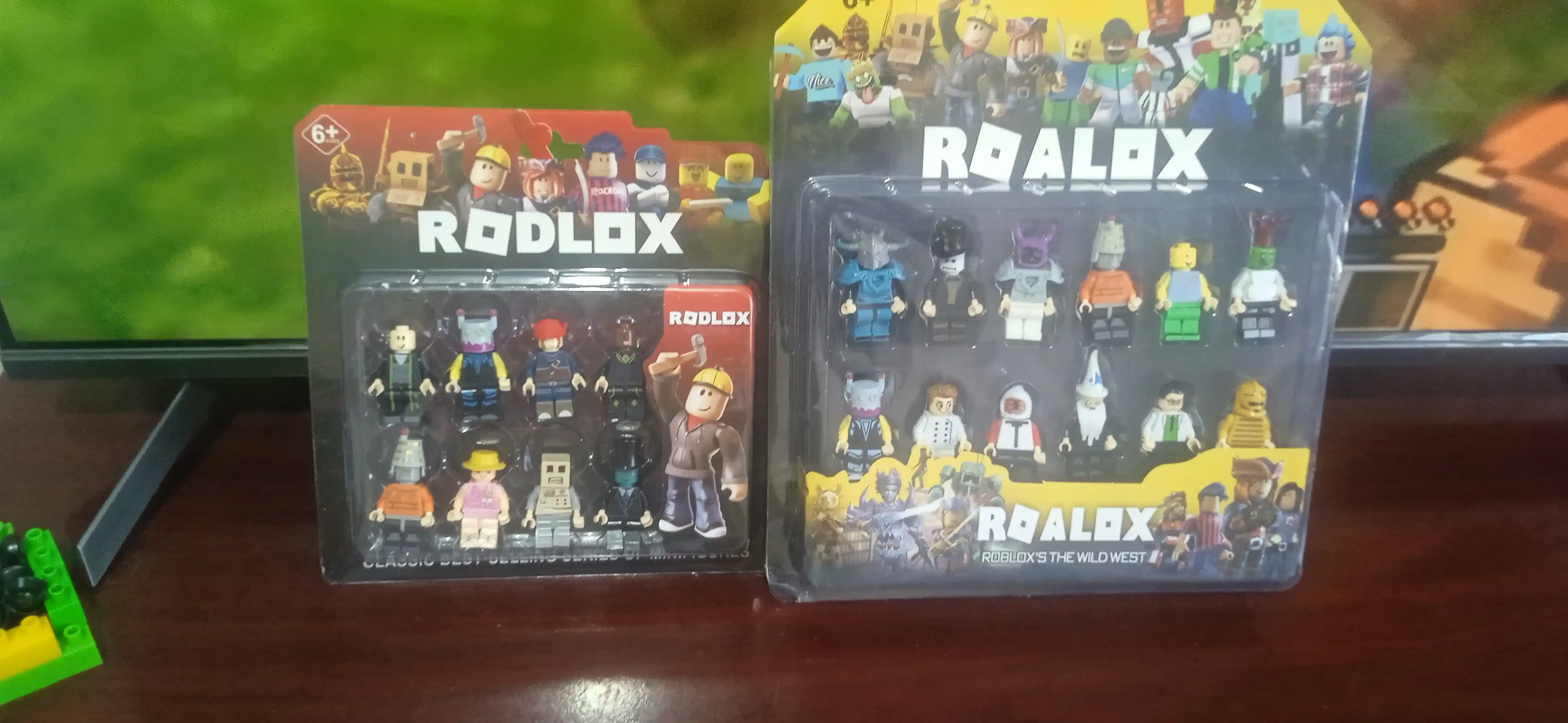Minecraft va Roblox konstruktor o'yinchoqlar to'plami bolalar uchun figurkalar