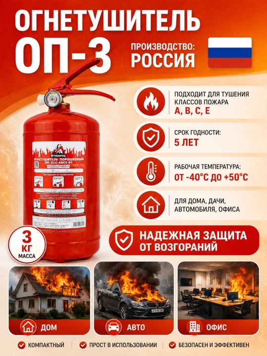 Аварийный набор для автомобиля, огнетушитель, жилет, аварийный знак,молоточек
