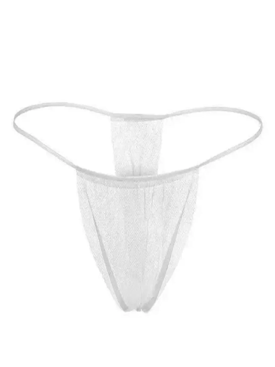 Ayollar spunbond bikini ichki kiyimlari, 54-58, oq, 25 dona/paket - 