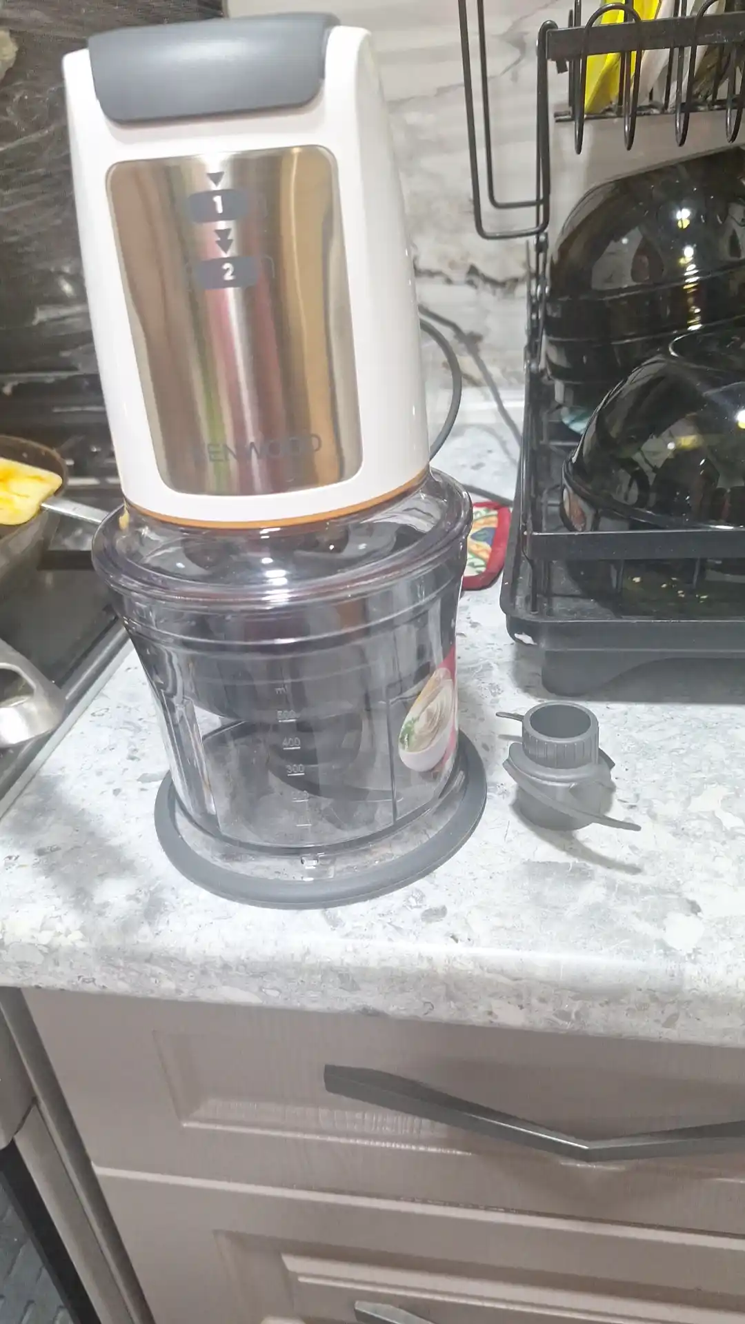 Измельчитель кухонный Kenwood CHP61.100WH электрический, 500 Вт, 0.5 л, 4 ножа