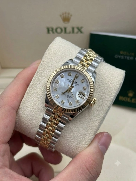 Ayollar qo'l soati Rolex, har qanday uslub uchun, soat - quti - sumka - hujjat va vip kart