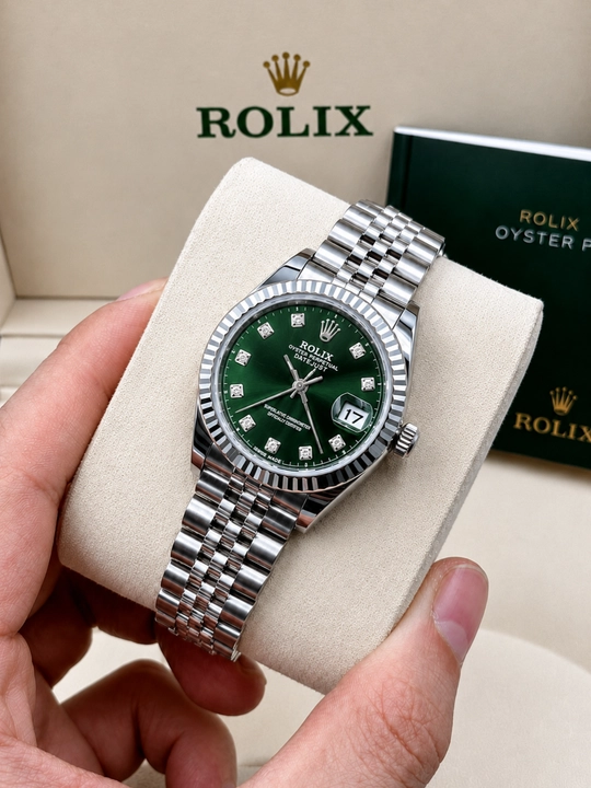 Ayollar qo'l soati Rolex, har qanday uslub uchun, soat - quti - sumka - hujjat va vip kart