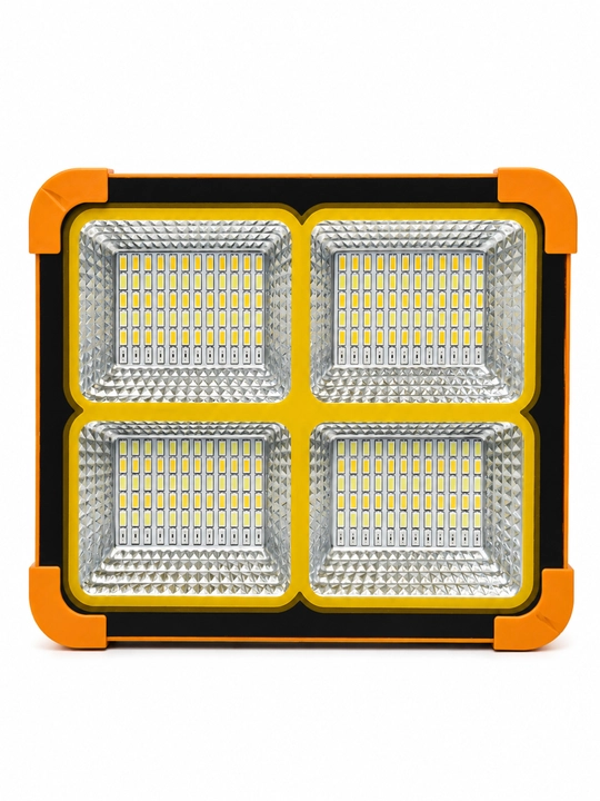 Projektor LED gibrid, tok va quyoshdan quvvatlanadigan 4 modulli IP66 yoritgich - 