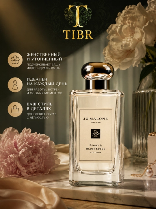 Парфюм Jo Malone Peony Blush Suede для женщин и девушек, парфюмерия в подарок