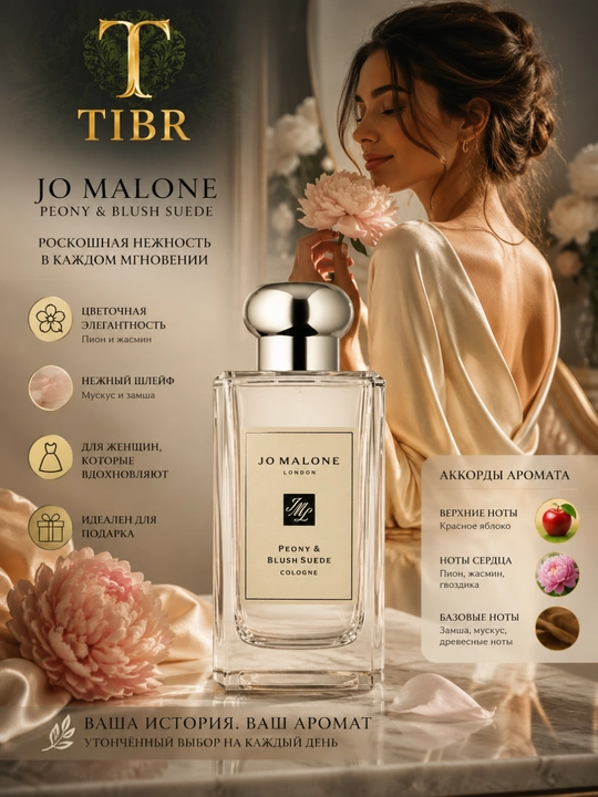 Парфюм Jo Malone Peony Blush Suede для женщин и девушек, парфюмерия в подарок - 