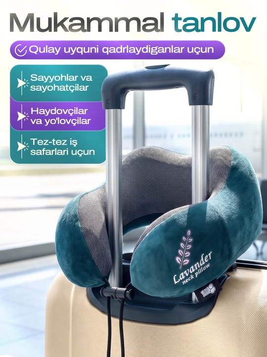 Lavanda yostiq, sifatli uyqu va sayohat uchun aromaterapiya giyohli yostiq, IMNAT