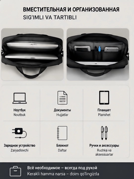 Сумка для ноутбука и документов