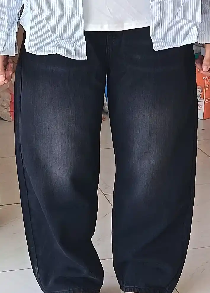 Keng jinsi shimlar y2k baggi oversize sk8 UNI
