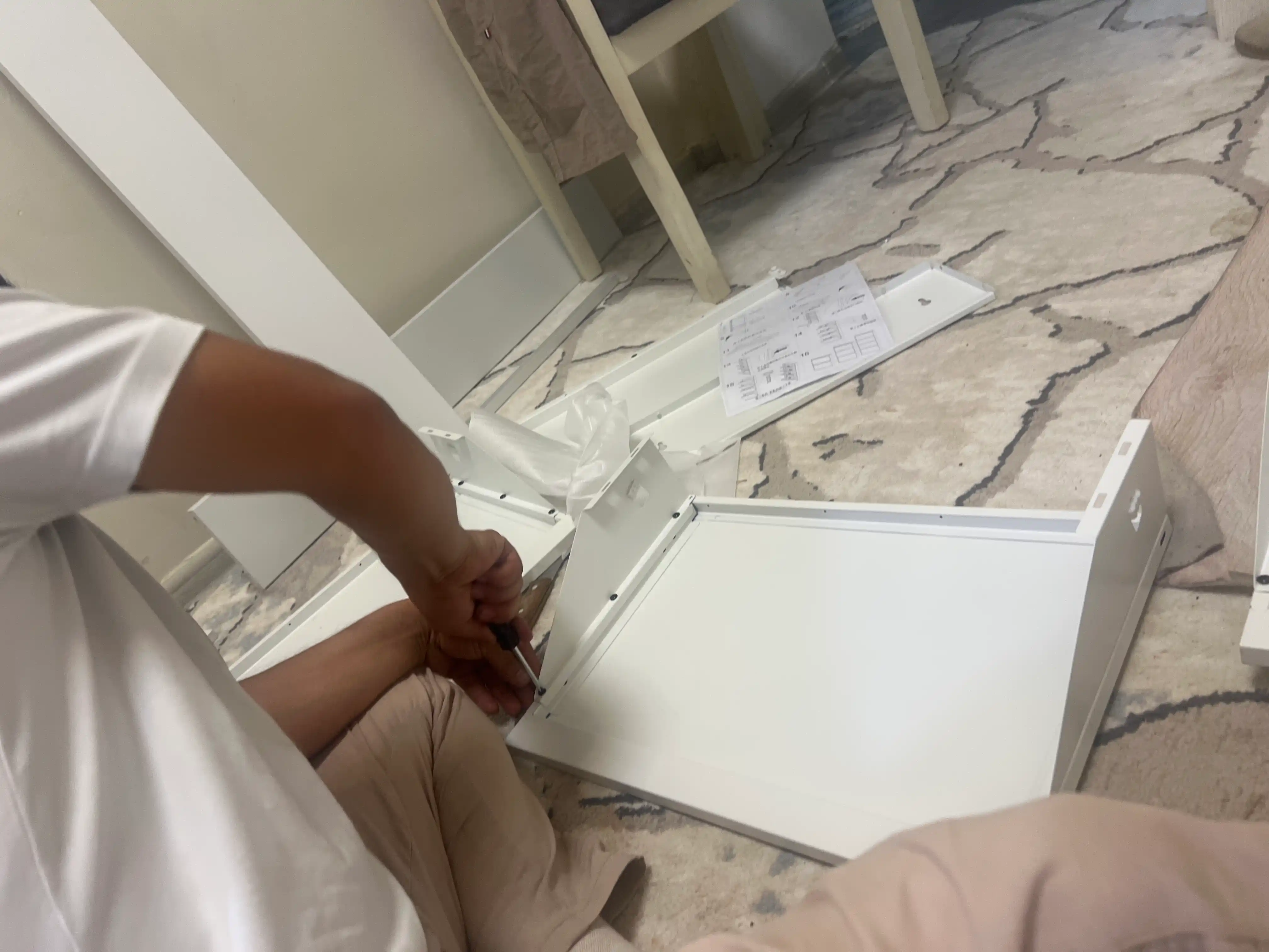 Тонкий металлический шкаф для обуви каидия, настенный, 3/4 полки