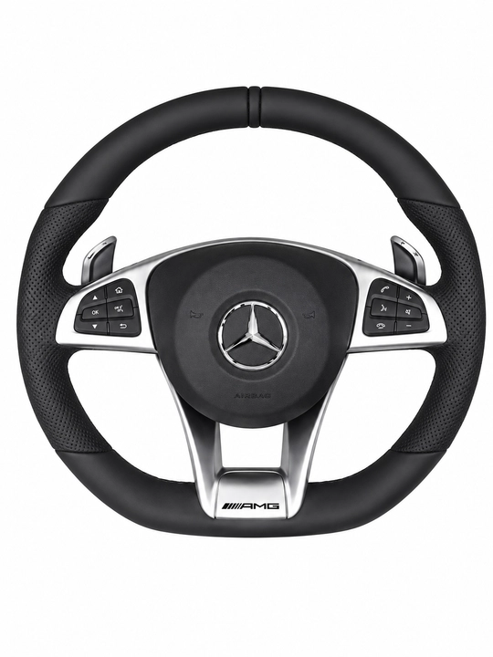 Руль автомобиля Mercedes Benz AMG-205, спортивный руль, черный руль