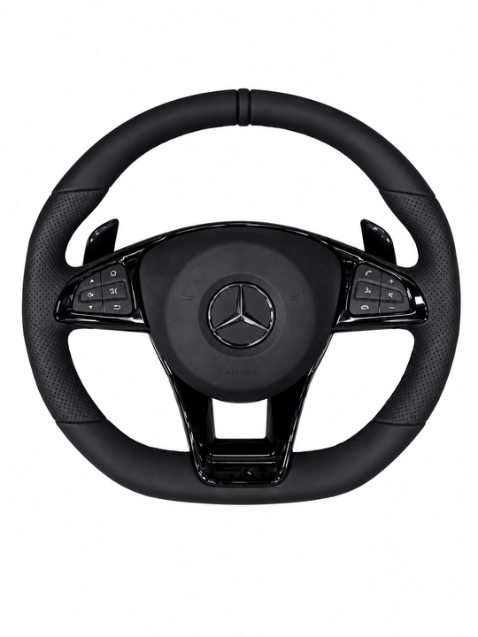 Руль автомобиля Mercedes Benz AMG-205, спортивный руль, черный руль