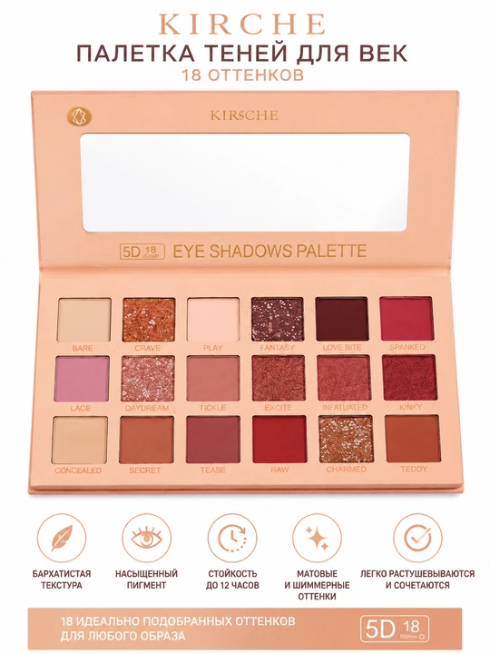 Палетка теней Huda Beauty The New Nude - 