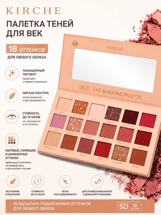 Палетка теней Huda Beauty The New Nude