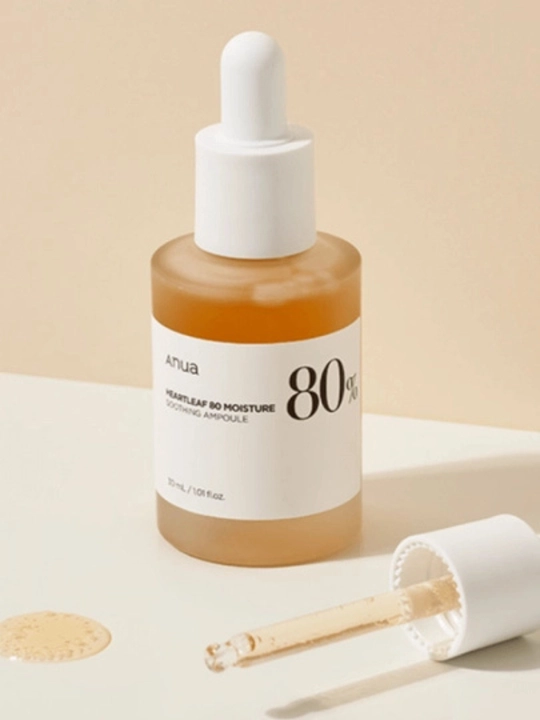 Anua Heartleaf 80% Moisture Soothing Ampoule - успокаивающая и увлажняющая ампула
