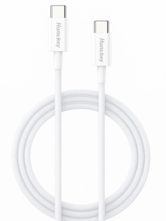 Huntkey HK-C03 / HK-C04 USB-C dan USB-C gacha kabel, 60-100 Vt, 1,2-1,5 m, zaryadchik - 
