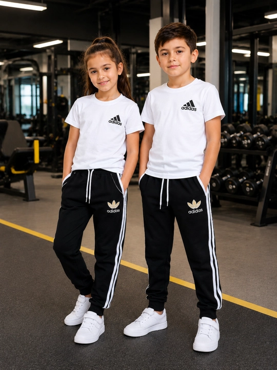 7–9 yosh bolalar sport kostyumi, futbolka va shim, qiz va o‘g‘il uchun yozgi to‘plam - 