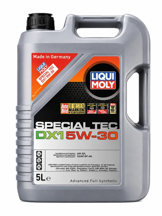 Motor moyi LIQUI MOLY Special Tec DX1 5W-30 5L, to'liq sintetik