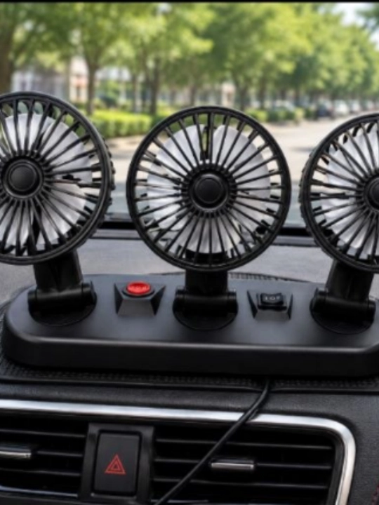12 Vt quvvatli, 1, 2, 3 kallakli elektr avtomobil ventilyatori